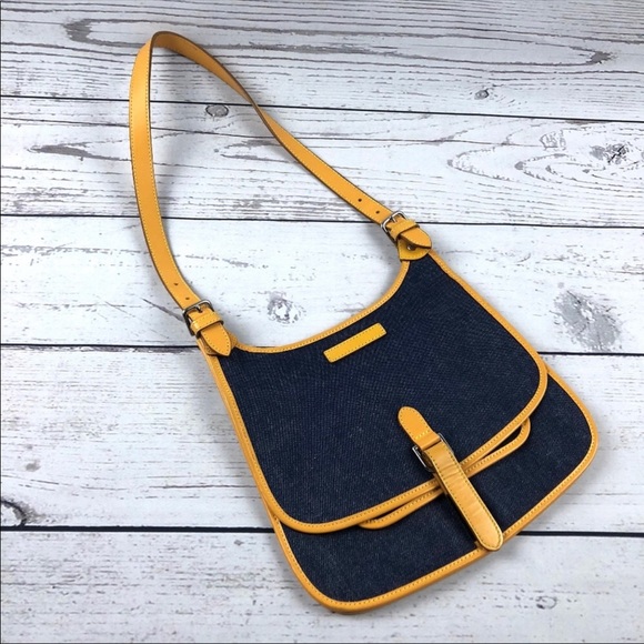 Dooney & Bourke Handbags - Dooney & Bourke Denim Sling Shoulder Bag